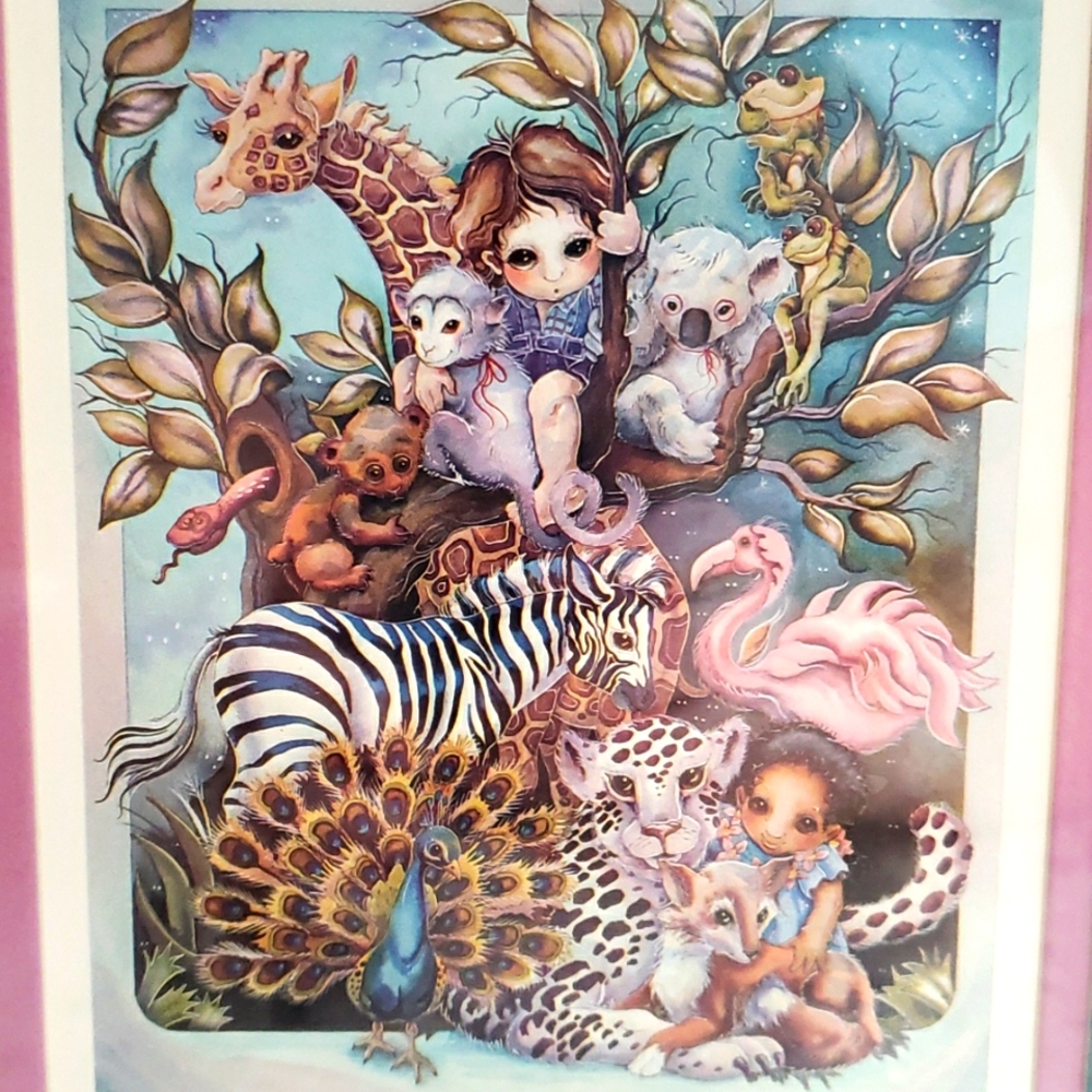 Artist signed print- it's a jungle out there